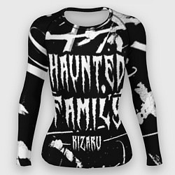 Рашгард женский KIZARU - HAUNTED FAMILY, цвет: 3D-принт
