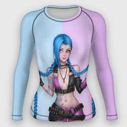 Женский рашгард League of Legends Jinx