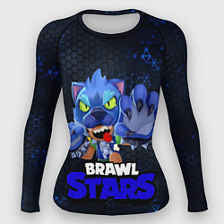 Женский рашгард Brawl Stars Blue Hex