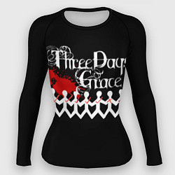 Рашгард женский Three days grace, цвет: 3D-принт