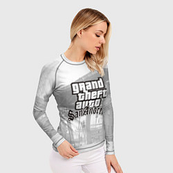 Рашгард женский GTA SanAndreas, цвет: 3D-принт — фото 2