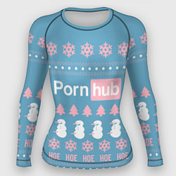 Женский рашгард Pornhub - christmas sweater