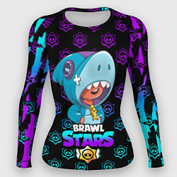 Женский рашгард Brawl stars leon shark