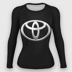 Женский рашгард Toyota carbon