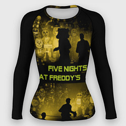 Рашгард женский Five Nights at Freddy's, цвет: 3D-принт