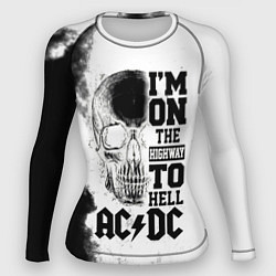 Женский рашгард I'm on the highway to hell ACDC