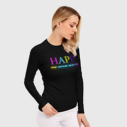 Рашгард женский HAPPY, цвет: 3D-принт — фото 2
