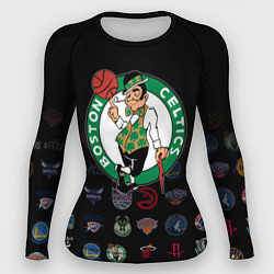 Рашгард женский Boston Celtics 1, цвет: 3D-принт