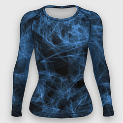 Рашгард женский Синий дым, цвет: 3D-принт
