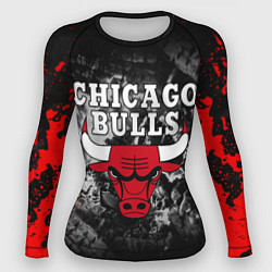 Рашгард женский CHICAGO BULLS, цвет: 3D-принт