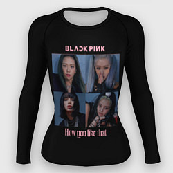 Рашгард женский BLACKPINK, цвет: 3D-принт