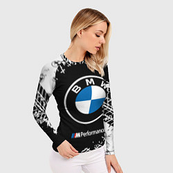 Рашгард женский BMW БМВ, цвет: 3D-принт — фото 2