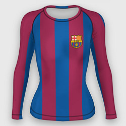 Рашгард женский FC Barcelona 2021, цвет: 3D-принт