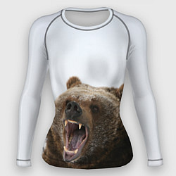 Рашгард женский Bear, цвет: 3D-принт