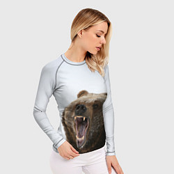 Рашгард женский Bear, цвет: 3D-принт — фото 2