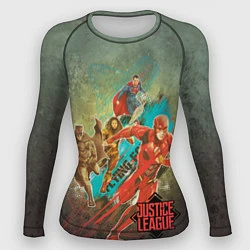 Рашгард женский Лига справедливости, цвет: 3D-принт