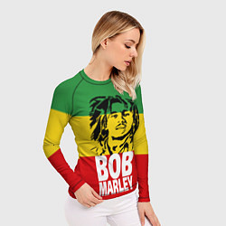 Рашгард женский Bob Marley, цвет: 3D-принт — фото 2