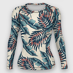 Рашгард женский Тихие тропики, цвет: 3D-принт