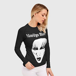 Рашгард женский Marilyn Manson, цвет: 3D-принт — фото 2