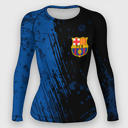 Рашгард женский FC Barcelona ФК Барселона, цвет: 3D-принт