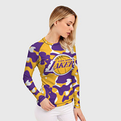 Рашгард женский LA LAKERS ЛЕЙКЕРС, цвет: 3D-принт — фото 2