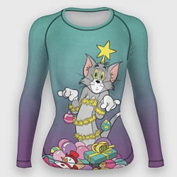 Рашгард женский Tom and Jerry, цвет: 3D-принт