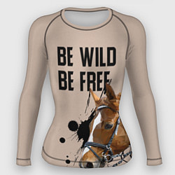 Женский рашгард Be wild be free