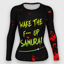 Женский рашгард WAKE THE F*** UP SAMURAI