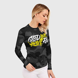 Рашгард женский GLHF ГЛХФ Камуфляж, цвет: 3D-принт — фото 2