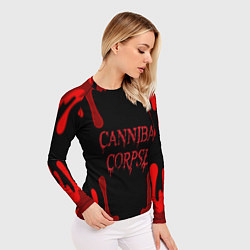 Рашгард женский Cannibal Corpse, цвет: 3D-принт — фото 2