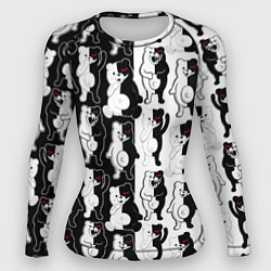 Рашгард женский MONOKUMA МОНОКУМА ПАТТЕРН, цвет: 3D-принт