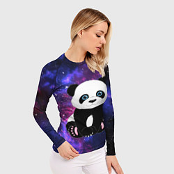 Рашгард женский Space Panda, цвет: 3D-принт — фото 2