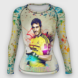 Рашгард женский Iker Casillas, цвет: 3D-принт