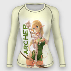 Рашгард женский Archer, цвет: 3D-принт