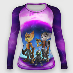 Рашгард женский Ratchet & Clank 2 Rift Apart, цвет: 3D-принт