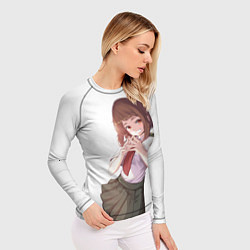 Рашгард женский Очако Урарака хитрит замышляет по крупному - Моя г, цвет: 3D-принт — фото 2