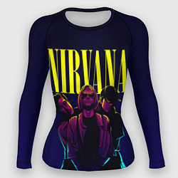 Рашгард женский Nirvana Neon, цвет: 3D-принт