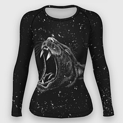 Рашгард женский Пантера в ночи, цвет: 3D-принт