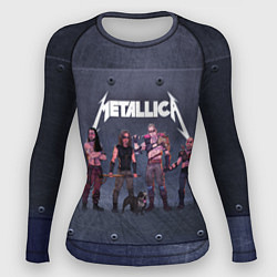Рашгард женский METALLICA ГРУППА МЕТАЛЛИКА Z, цвет: 3D-принт