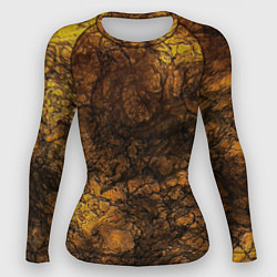 Рашгард женский Абстрактный узор текстура, цвет: 3D-принт