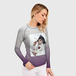 Рашгард женский Майкл Джексон навсегда, цвет: 3D-принт — фото 2