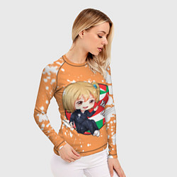 Рашгард женский Yachi Hitoka Haikyu Волейбол Z, цвет: 3D-принт — фото 2