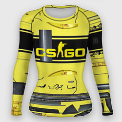 Рашгард женский CS GO YELLOW SKIN, цвет: 3D-принт