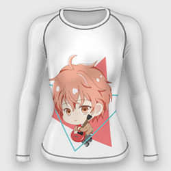 Рашгард женский Мафую Сато с треугольниками, цвет: 3D-принт