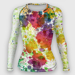 Женский рашгард Красно-жёлтые пятна