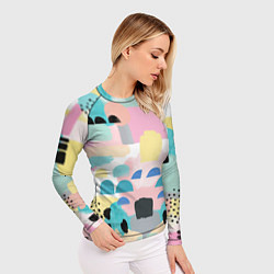 Рашгард женский Surtex, цвет: 3D-принт — фото 2