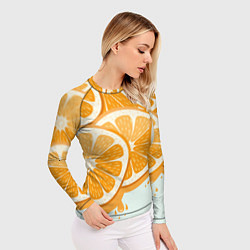 Рашгард женский АПЕЛЬСИН ORANGE, цвет: 3D-принт — фото 2