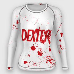 Женский рашгард Dexter logo Декстер брызги крови