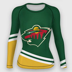 Женский рашгард Minnesota Wild NHL