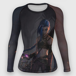 Рашгард женский Дерзкая Джинкс, цвет: 3D-принт